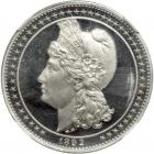 1892 World's Columbian Exposition Medal. Liberty Head - Low Relief. SC$ HK-222A. Eglit-51. NGC MS-64 Deep Mirror Proofli. NGC MS