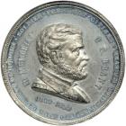 1885 Ulysses S. Grant Memorial Medal. White metal, 63mm. NGC MS-62. NGC MS62