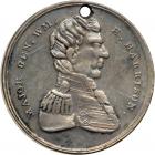 1836 William Henry Harrison Campaign Medal. German Silver. 30mm