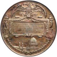 1892-93 Columbus Lead by Light or Esposizione Universale Medal. Eglit-37. NGC MS64 - 2