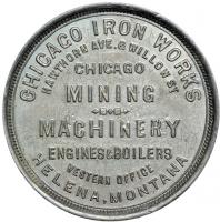 1893 Chicago Iron Works Medal, Eglit-28 - 2