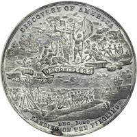 1893 Declaration of Indepence Medal. Eglit-36A. MS60 - 2