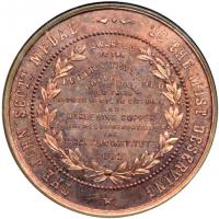 1893 Eureka Tempered Copper Medal, Eglit-22. NGC MS63 - 2