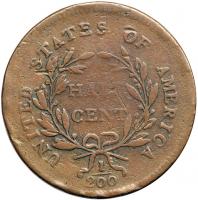 1796 C-2 R4. PCGS F15 - 2