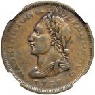 1783 Washington Unity Cent Breen-1188. NGC EF40