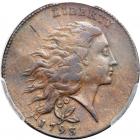 1793 S-6 R3 Wreath Cent. PCGS AU50