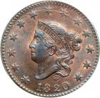 1820 N-13 R1 Large Date. PCGS MS64