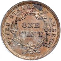 1840 N-4 R4 Small Date (the so-called 40 over 39 variety). PCGS AU58 - 2