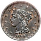 1846 N-6 R1 Repunched 46 PCGS "Genuine"