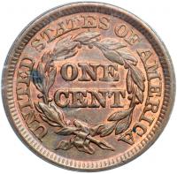 1848 N-4 R4+ Boldly Repunched Date. PCGS MS63 - 2