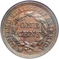 1846 N-4 R1 Boldly Repunched Date. NGC MS62 - 2