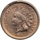 1863 Indian Head Cent. PCGS MS64