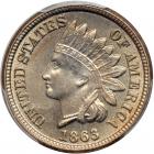 1863 Indian Head Cent. PCGS MS64