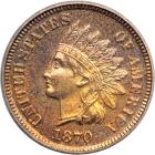 1870 Indian Head Cent. SEGS PF63