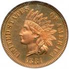 1881 Indian Head Cent. NGC PF66