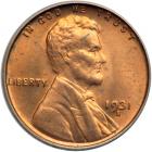 1931-S Lincoln Cent. SEGS MS63