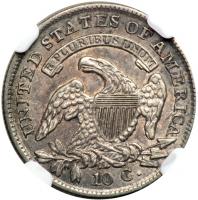 1835 Capped Bust Dime. NGC AU58 - 2