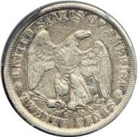 1875-CC Twenty Cents - 2