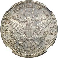 1916-D Barber Quarter Dollar. NGC AU55 - 2