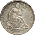 1853 Liberty Seated Half Dollar. NGC EF45