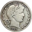 1915 Barber Half Dollar. PCGS VG10