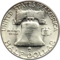 1949-S Franklin Half Dollar. ICG MS65 - 2