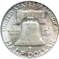 1960 Franklin Half Dollar. PCGS MS65 - 2