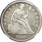 1859-O Liberty Seated Dollar. NGC VF20