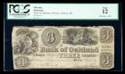 Pontiac, MI - Bank of Oakland. $3 Sept. 5, 1837. PCGS Fine 12