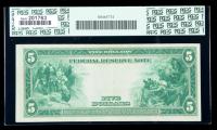 1914, $5 Federal Reserve Note. PCGS Very Fiine 35 - 2