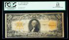 1922, $20 Gold Certificate. PCGS Fine 15 Apparent