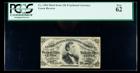 1864, 25¢ Fractional Currency. Third Issue, green reverse. New 62