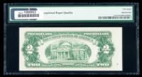 1953-C, $2 Legal Tender Star Note. Error: Cutting. PMG Choice About Uncirculated 58 EPQ. - 2