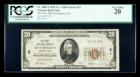 1929, $20 National Bank Note. The First NB, Huntington, PA. Ch# 31. PCGS Very Fine 20