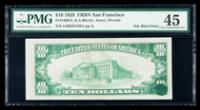 1929, $10 Federal Reserve Bank Note. Error: Ink Blot. PMG Choice Extremely Fine 45 - 2