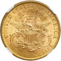 1897 $20 Liberty. NGC MS62 - 2