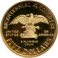 1989-W $5 Congress Bicentennial. PCI PF70 - 2