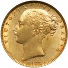 Great Britain. Sovereign, 1872. NGC AU58