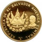 Salvador. 200, 100, 50 and 25 Colones, 1971. PF