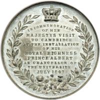 Great Britain. Medal, 1847. NGC AU55 - 2