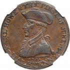 Great Britain-Hampshire. Halfpenny, 1795. NGC AU55