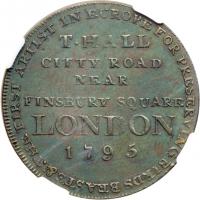 Great Britain-Middlesex. Halfpenny, 1795. NGC AU50 - 2