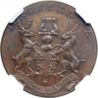 Great Britain-Middlesex. Halfpenny, ND. NGC MS63 - 2