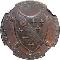 Great Britain-Norfolk. Halfpenny, 1794. NGC MS63 - 2