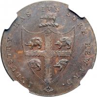 Great Britain-Warwickshire. Halfpenny, 1793. NGC MS63 - 2