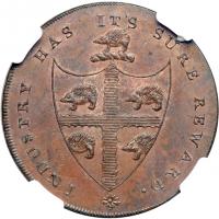 Great Britain-Warwickshire. Halfpenny, 1793. NGC MS63 - 2