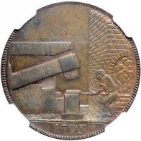 Great Britain-Warwickshire. Halfpenny, 1793. NGC MS61 - 2