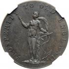 Great Britain-Yorkshire. Halfpenny, 1791. NGC AU50