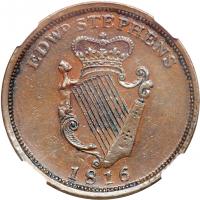 Ireland. Penny Token, 1816. NGC EF45 - 2