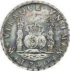 Mexico. 8 Reales, 1740-Mo MF. EF